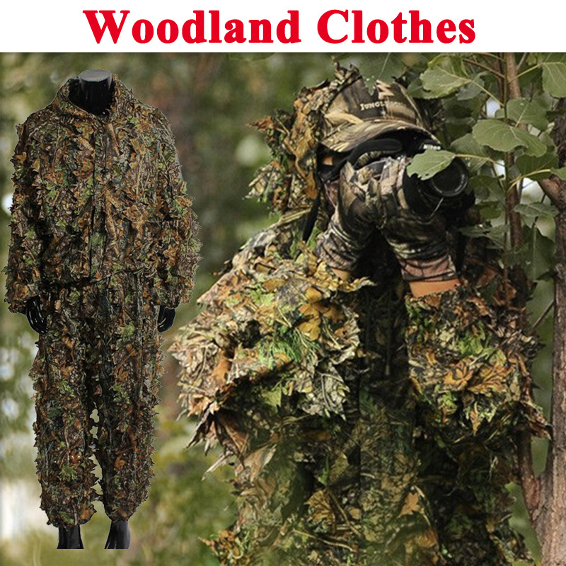 Hunting Outdoor Game - Tenue de camouflage respirante 3D pour