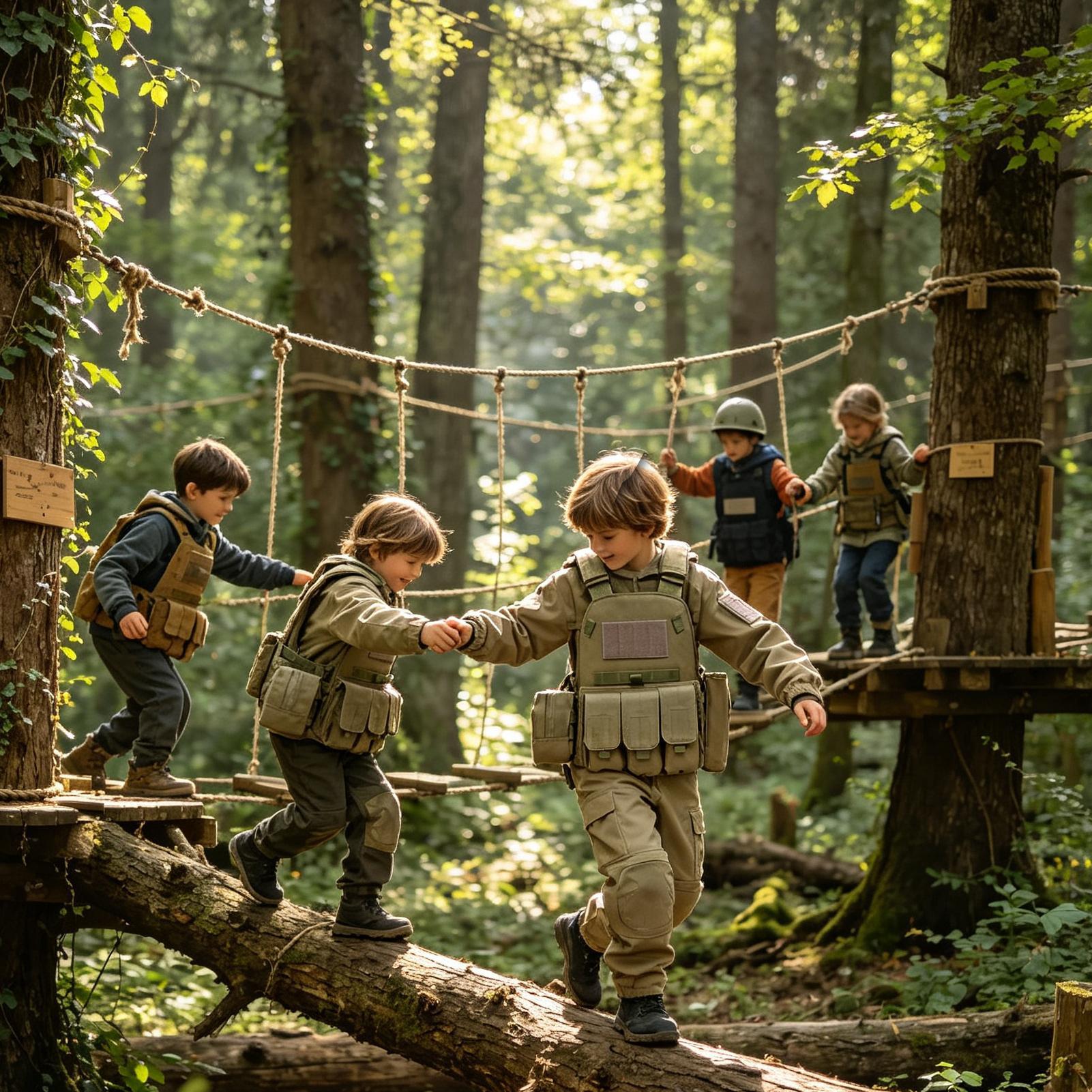 Outdoor Hunting Games For Kids - Gilet tactique pour enfants, idéal pour