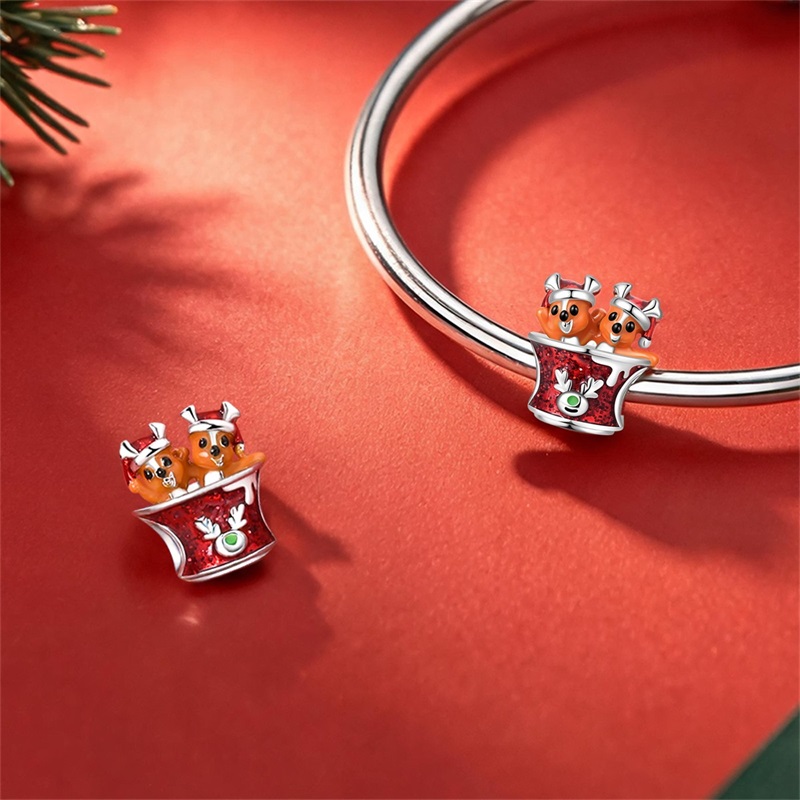 Breloques de Noël en argent st - Elk Bugle Call avis et prix