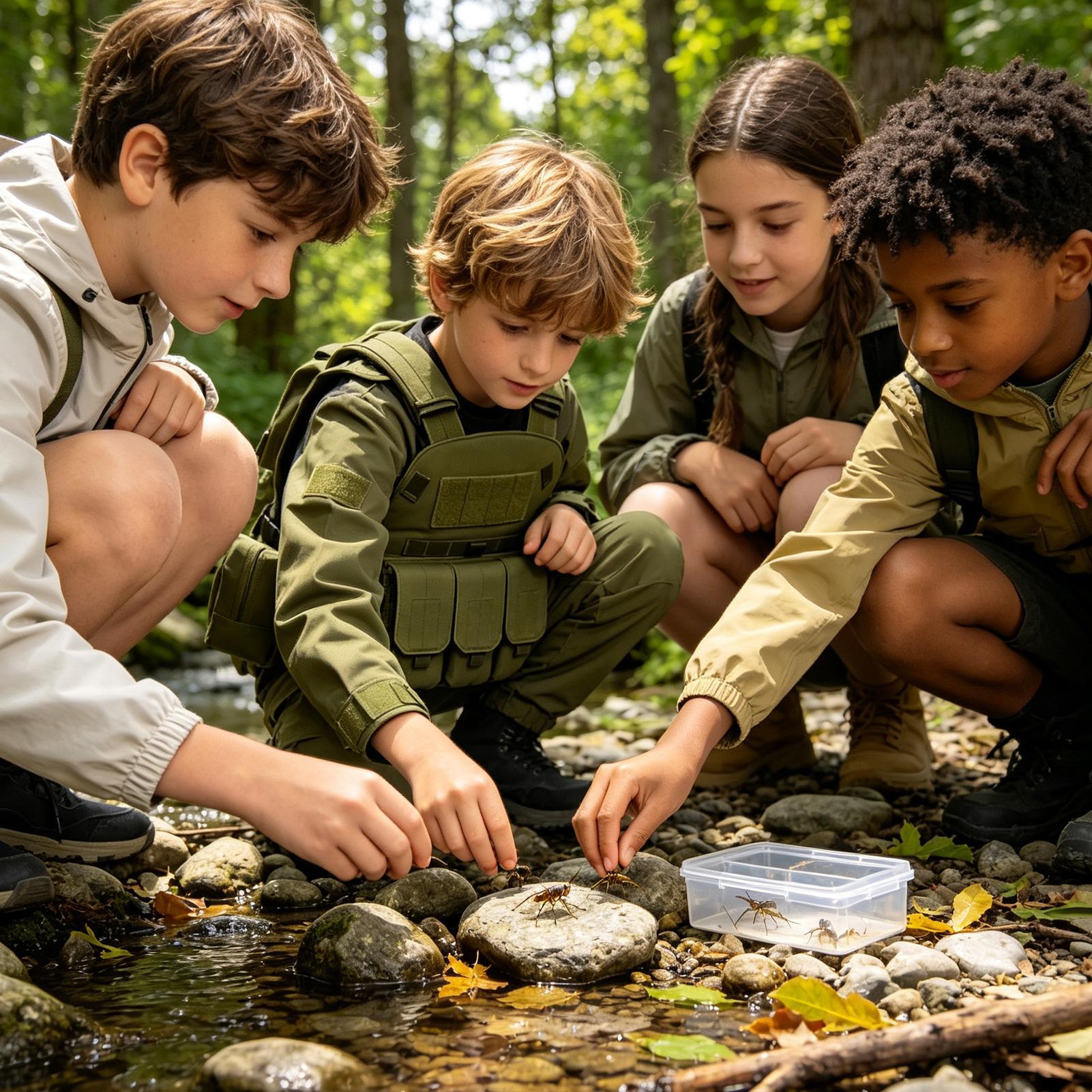 Gilet tactique pour enfants, i - Outdoor Hunting Games For Kids avis et prix