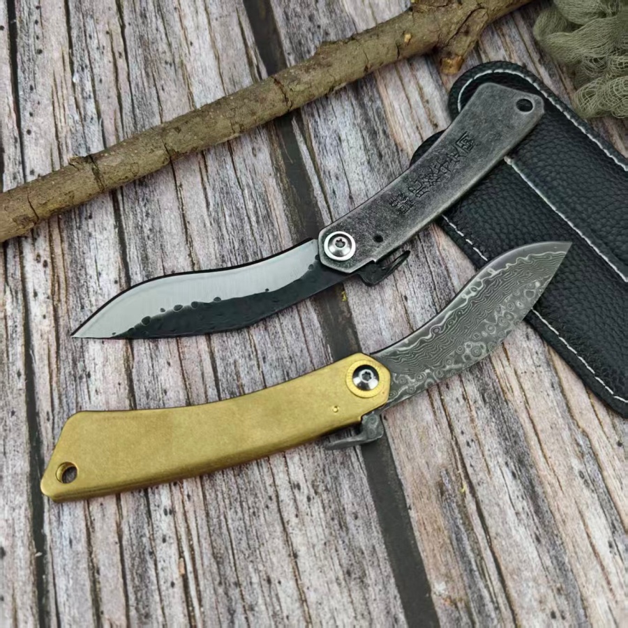Couteau pliant de chasse Higon - Hunting And Camping In Jungle avis et prix