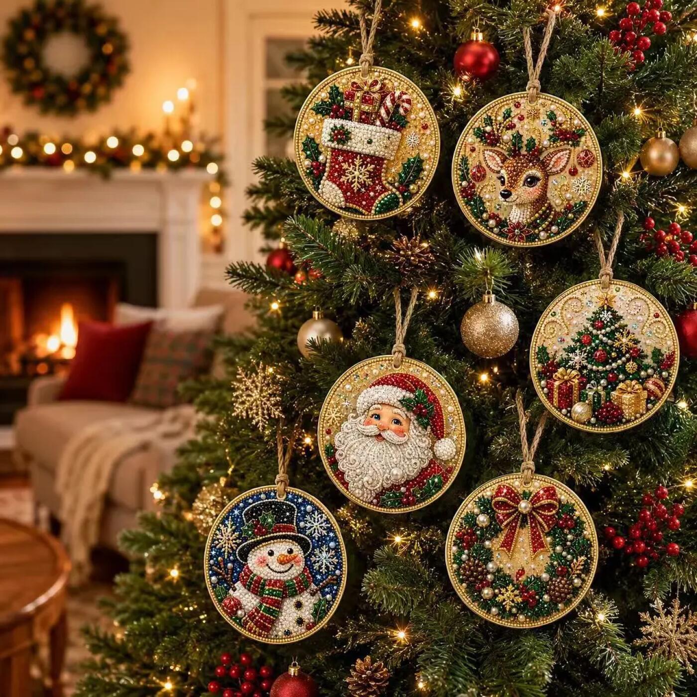 6 pièces, jouets de Noël en bo - Elk Bugle Call avis et prix